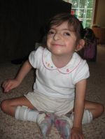 Caroline, 3 years, Trisomy 17p